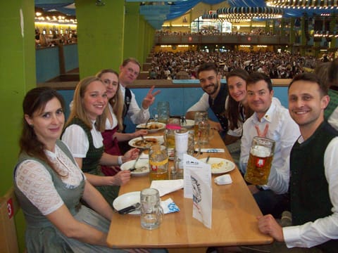 Team dinner at the Oktoberfest