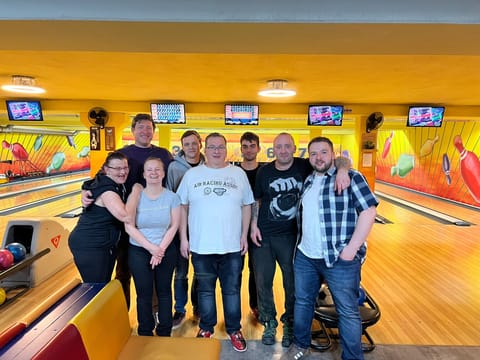 Bowling night with the team