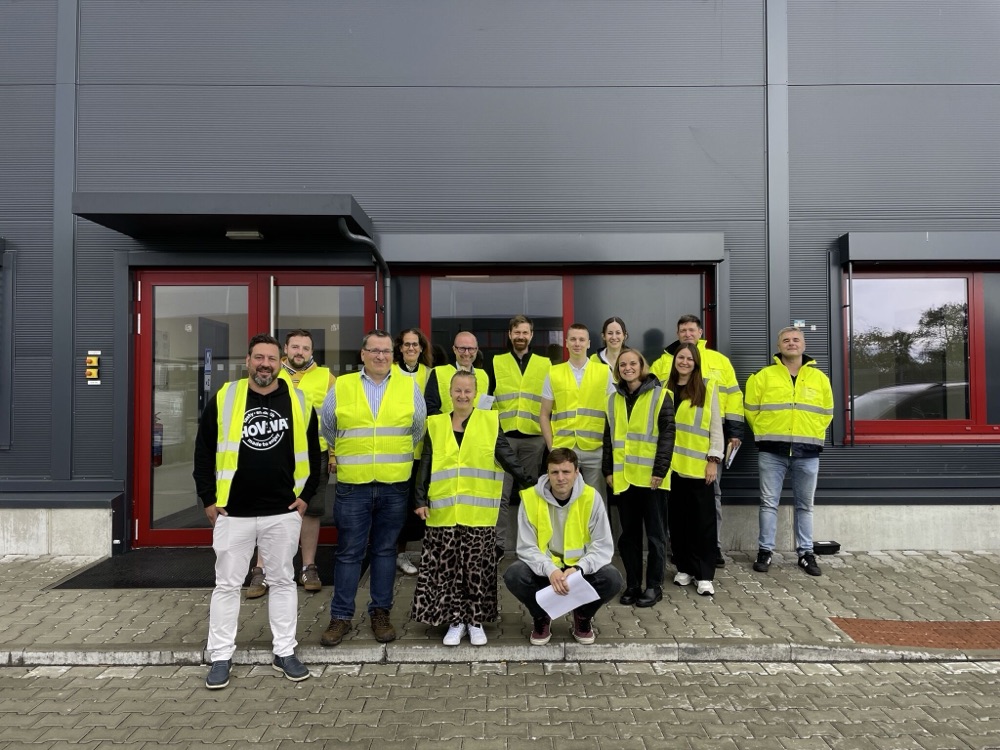 Team visit at our production site in Pilsen