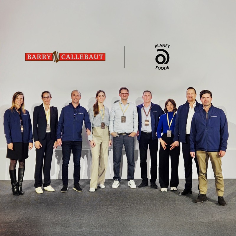 The Barry Callebaut and Planet A Foods teams